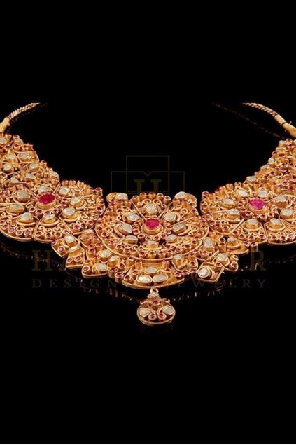 Picture of Pure Diamonds and Rubies Polki Set