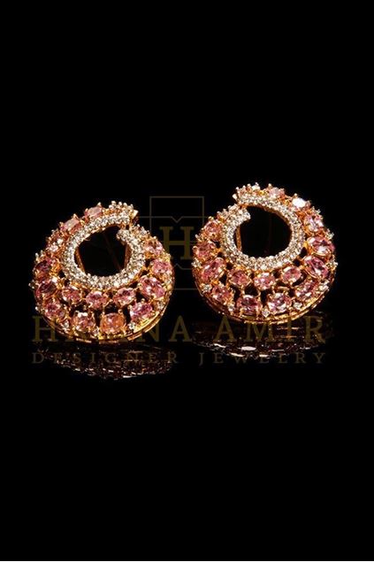 Picture of Pink Zircon Earrings