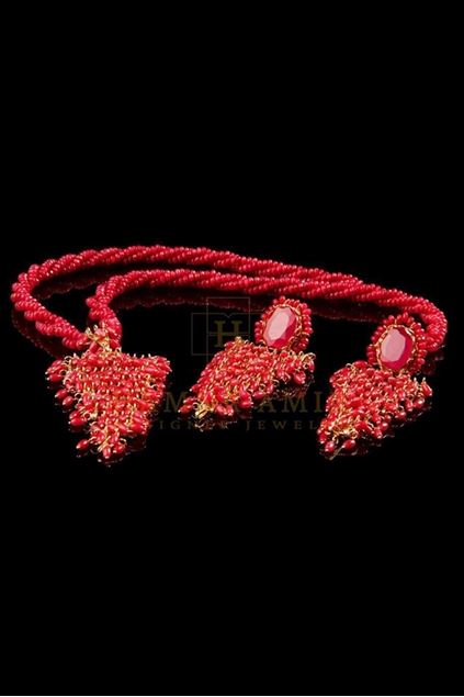 Picture of Ruby Pendant Set