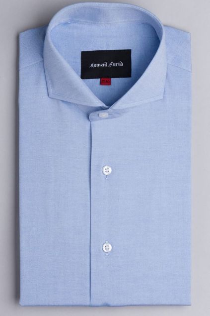 Picture of Blue Textured Business Formal Shirt