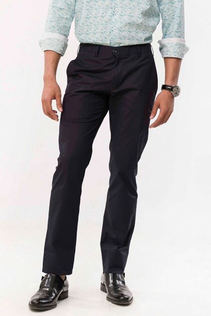 Picture of Blue Cotton Chinos