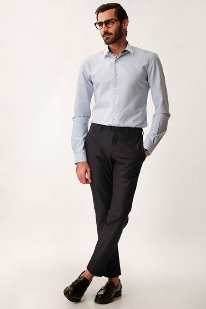 Picture of Well-Structured Navy Chinos