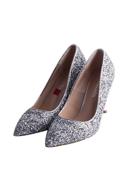 Picture of Fancy Court Shoes 085276 - Silver