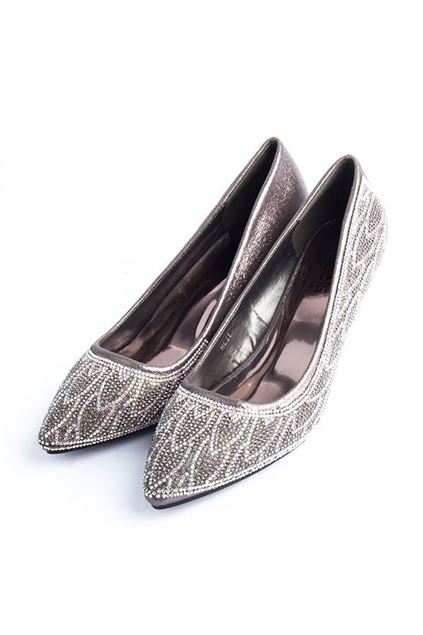 Picture of Fancy Court Shoes. 085254 - Grey