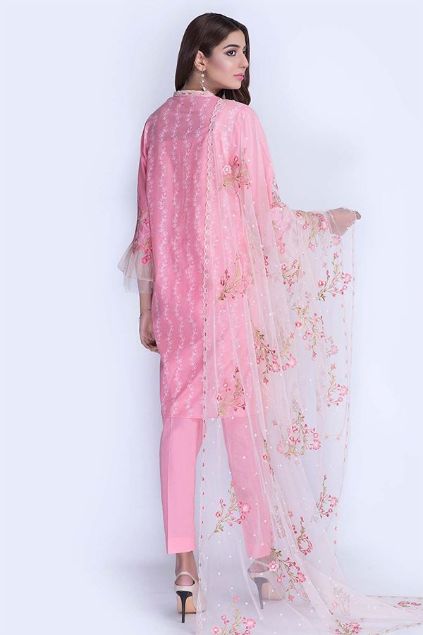 Picture of Pink Digital & Embroidered Suit