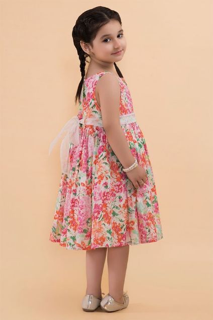 Picture of Pink Printed Frock