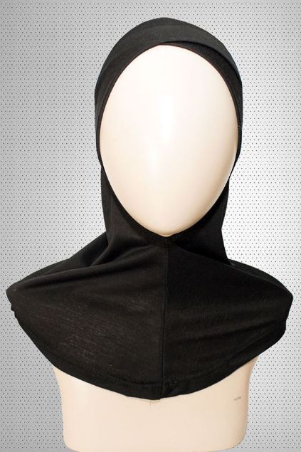 Picture of Ninja Scarf Black Cotton Jersey