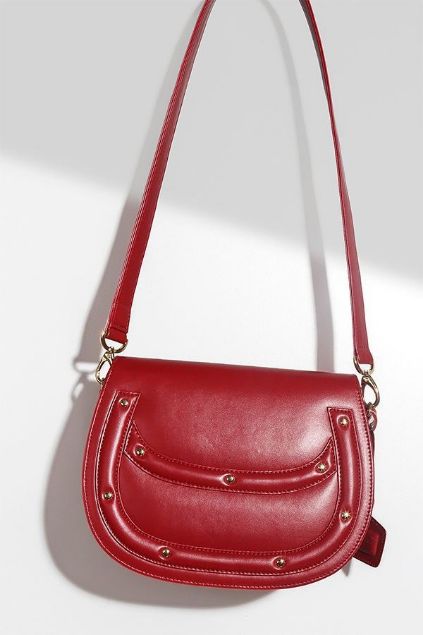 Picture of Red Leather Flap Bag