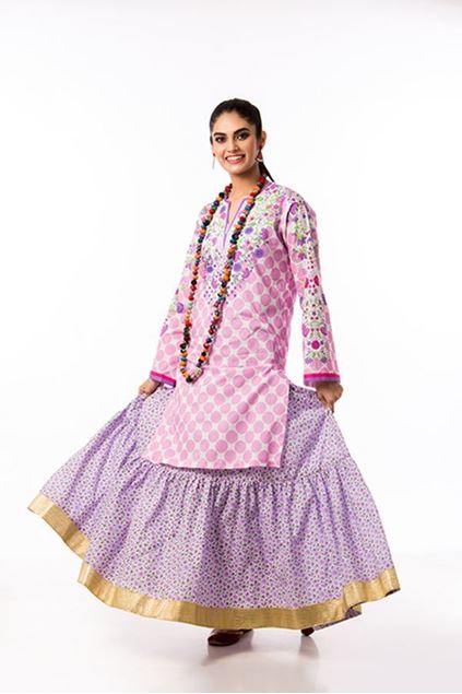 Picture of Salara Printed Long Dress