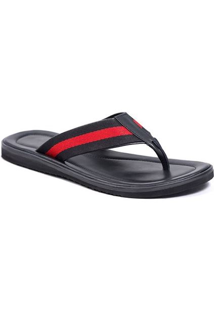 Picture of Black And Red Stripe Slip On