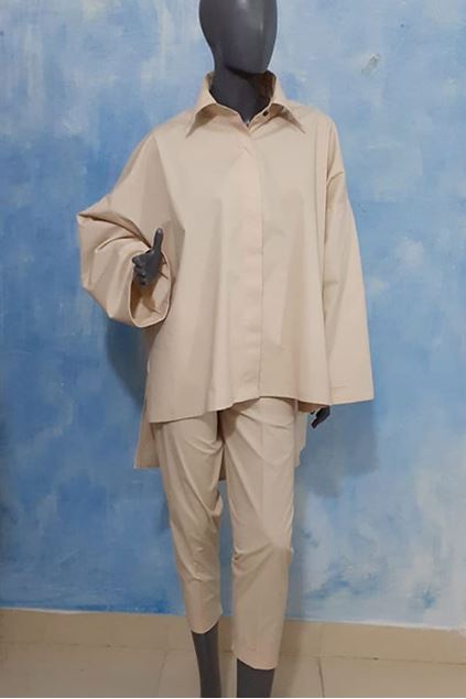 Picture of Beige Cotton Top