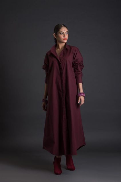 Picture of Dolmen Sleeved Shirt Dress