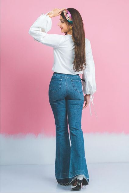 Picture of Bootcut Bell Dark Jeans