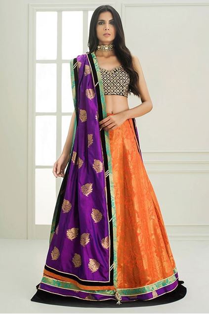 Picture of Worked Choli With Lehnga