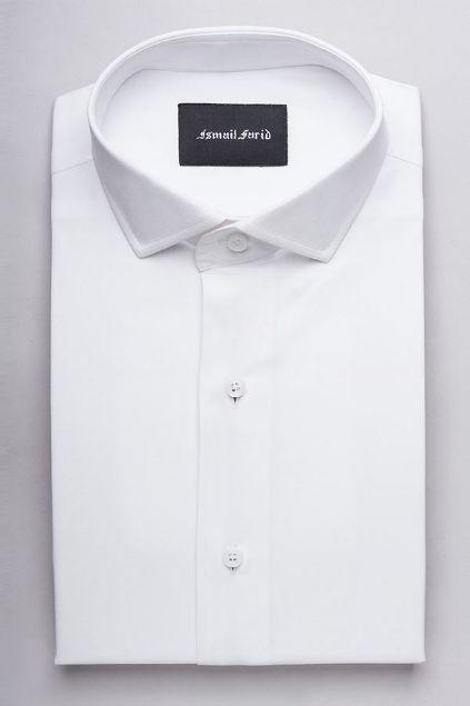 Picture of White Cotton Dress Shirt