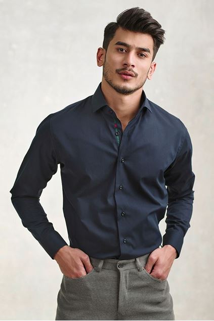 Picture of Navy - Dress Shirt