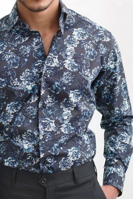 Picture of Dark Navy Floral Shirt