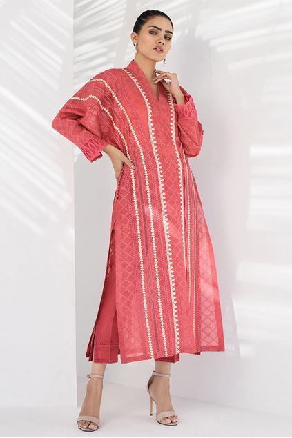 Picture of Long Kurta With Batwing Sleeves