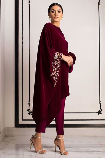 Picture of Velvet Embellished Tunic