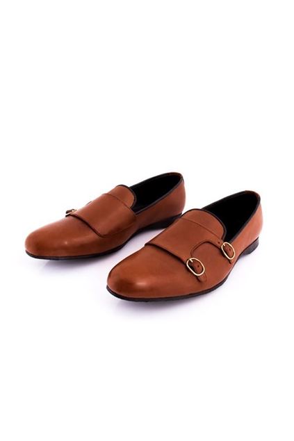 Picture of Leather Double Buckle Moccasin