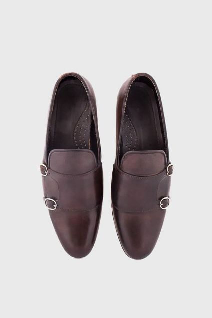 Picture of Leather Double Buckle Moccasin