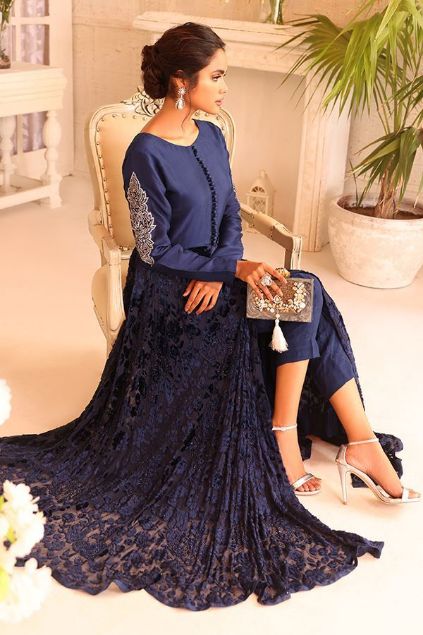 Picture of Reena velvet gown